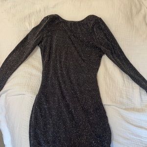 Lulu’s sparkly backless dress